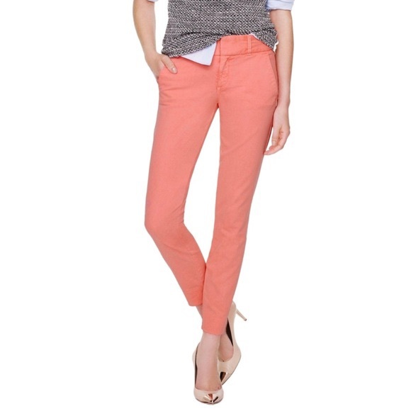J. Crew Broken-In Scout Chino, Neon Peach - Picture 1 of 8